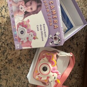 Unicorn Silicone Kids Camera